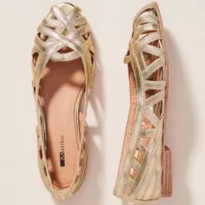 Anthopologie Matiko Zena Strappy Flats